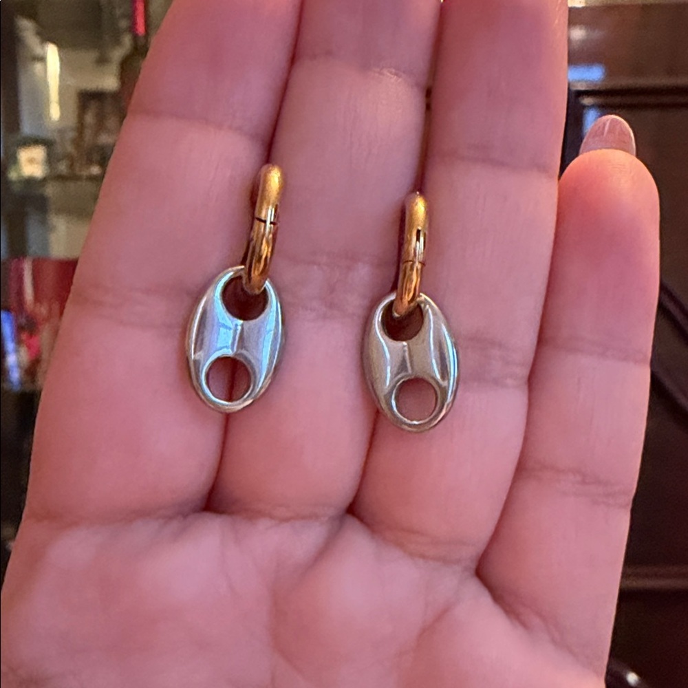 Gold and Silver Earrings
